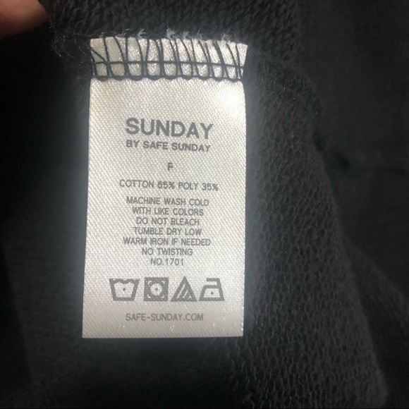 SUNDAY Long Sleeveless French Terry Top - Picture 6 of 6